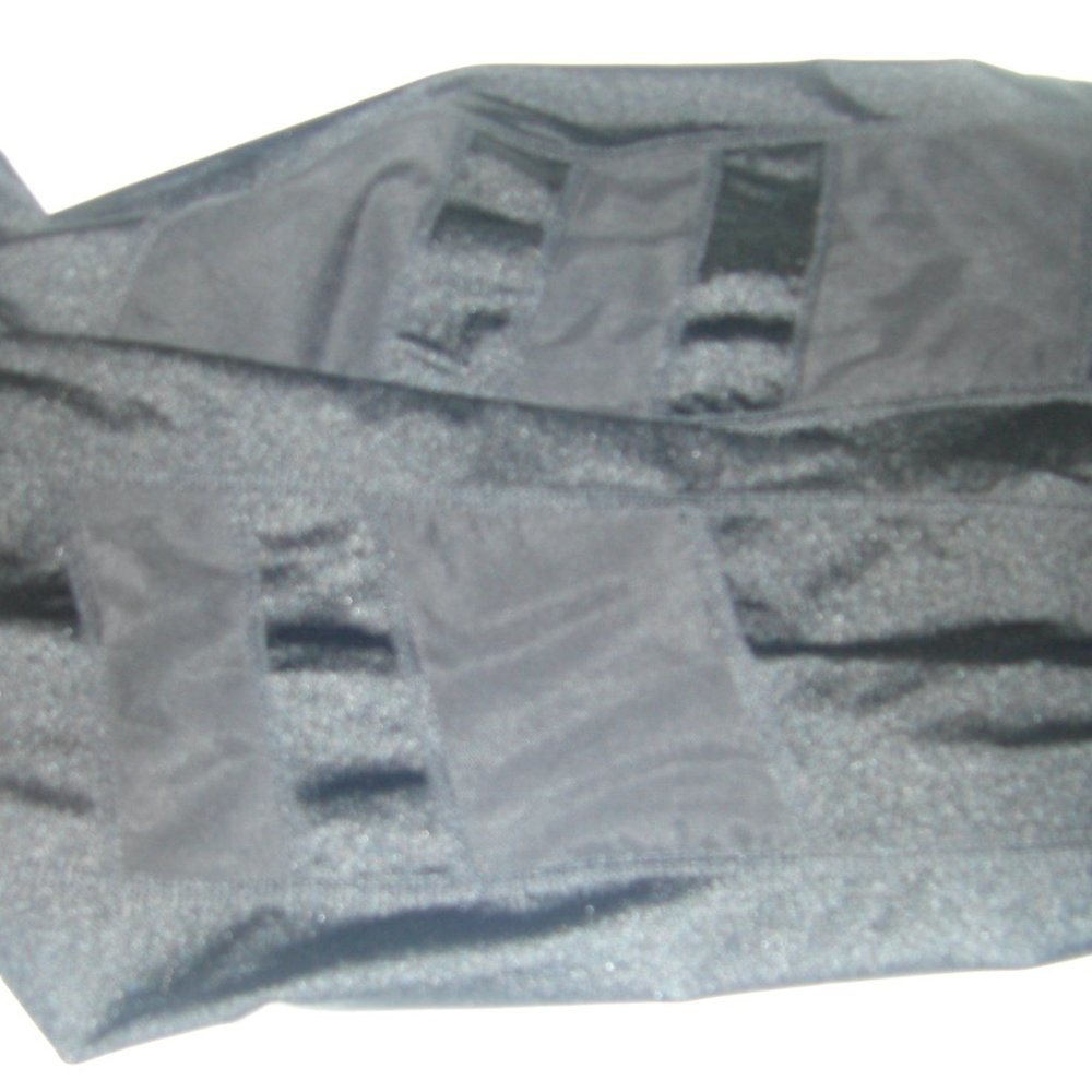 Womens Black Leggings Mesh Side Panels on Outer Thigh - Garage NWT - SMALL